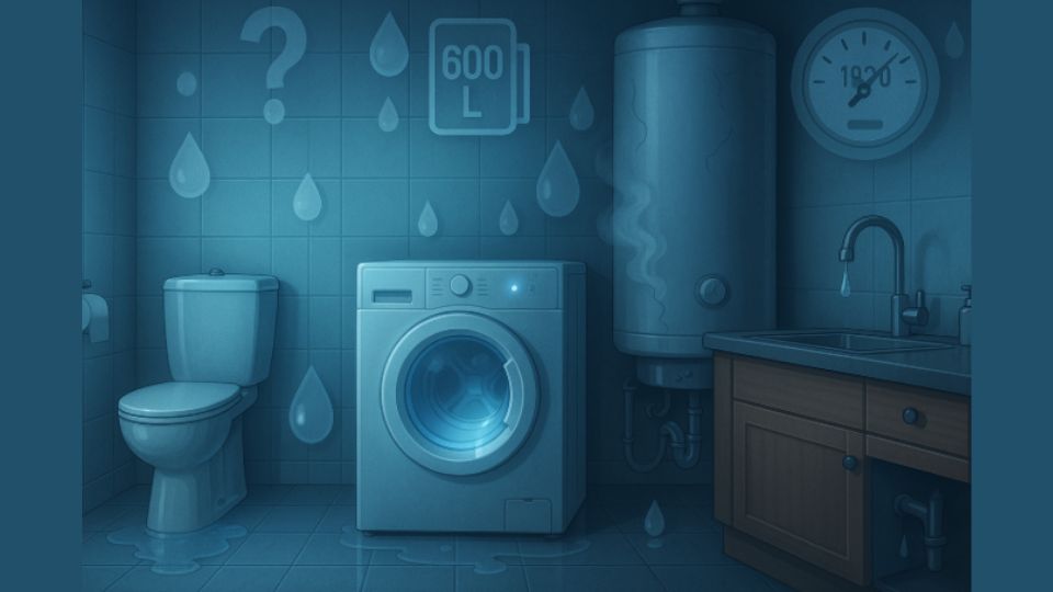 surconsommation d'eau sans fuite